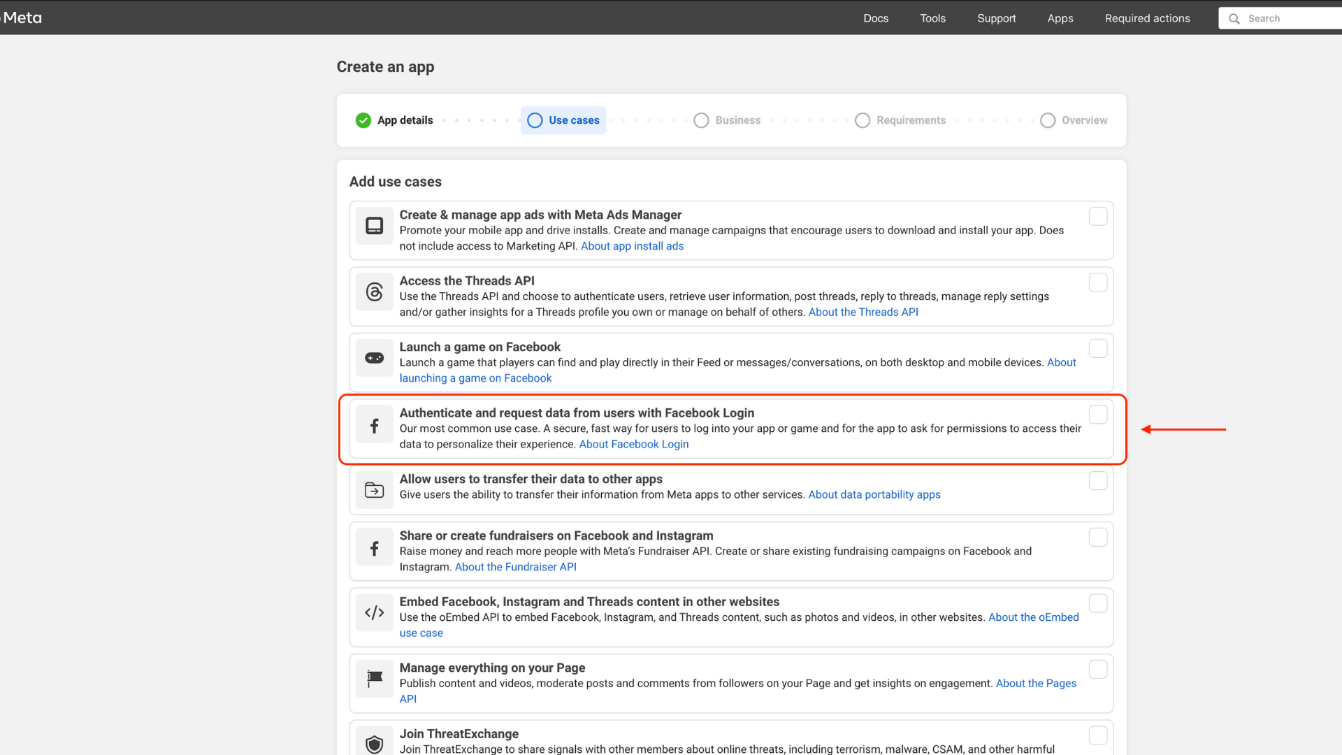 Meta-app-use-case