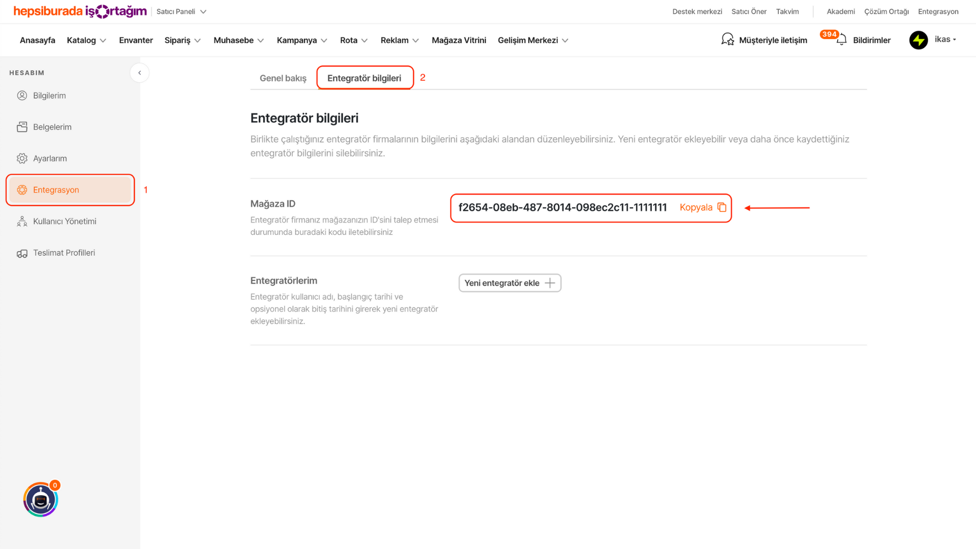 hepsiburada-entegrator-bilgileri-magaza-id