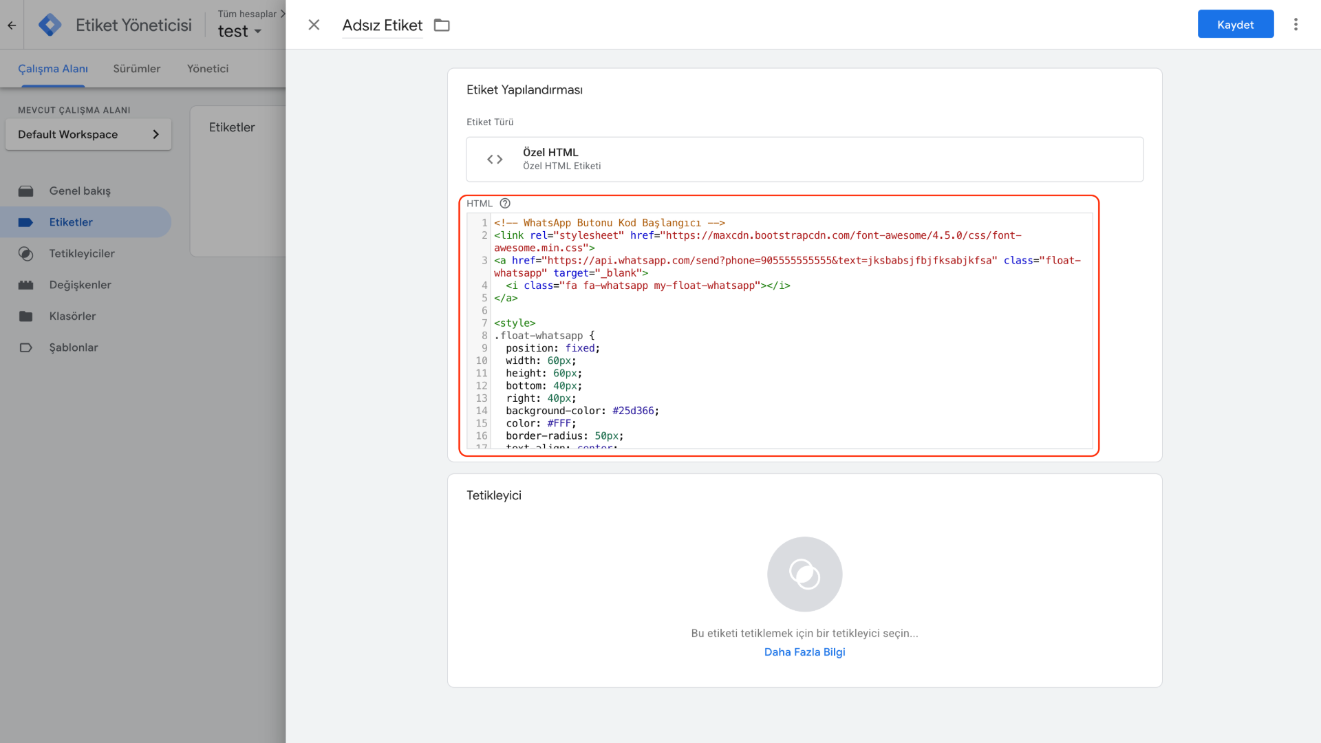 wp-butonu-ozel-html-kod-ekleme